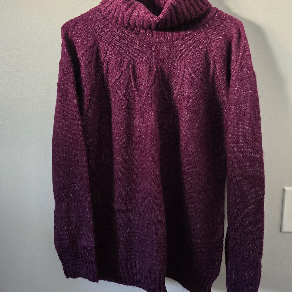 Maurices PurpleTurtleneck Sweater For Women